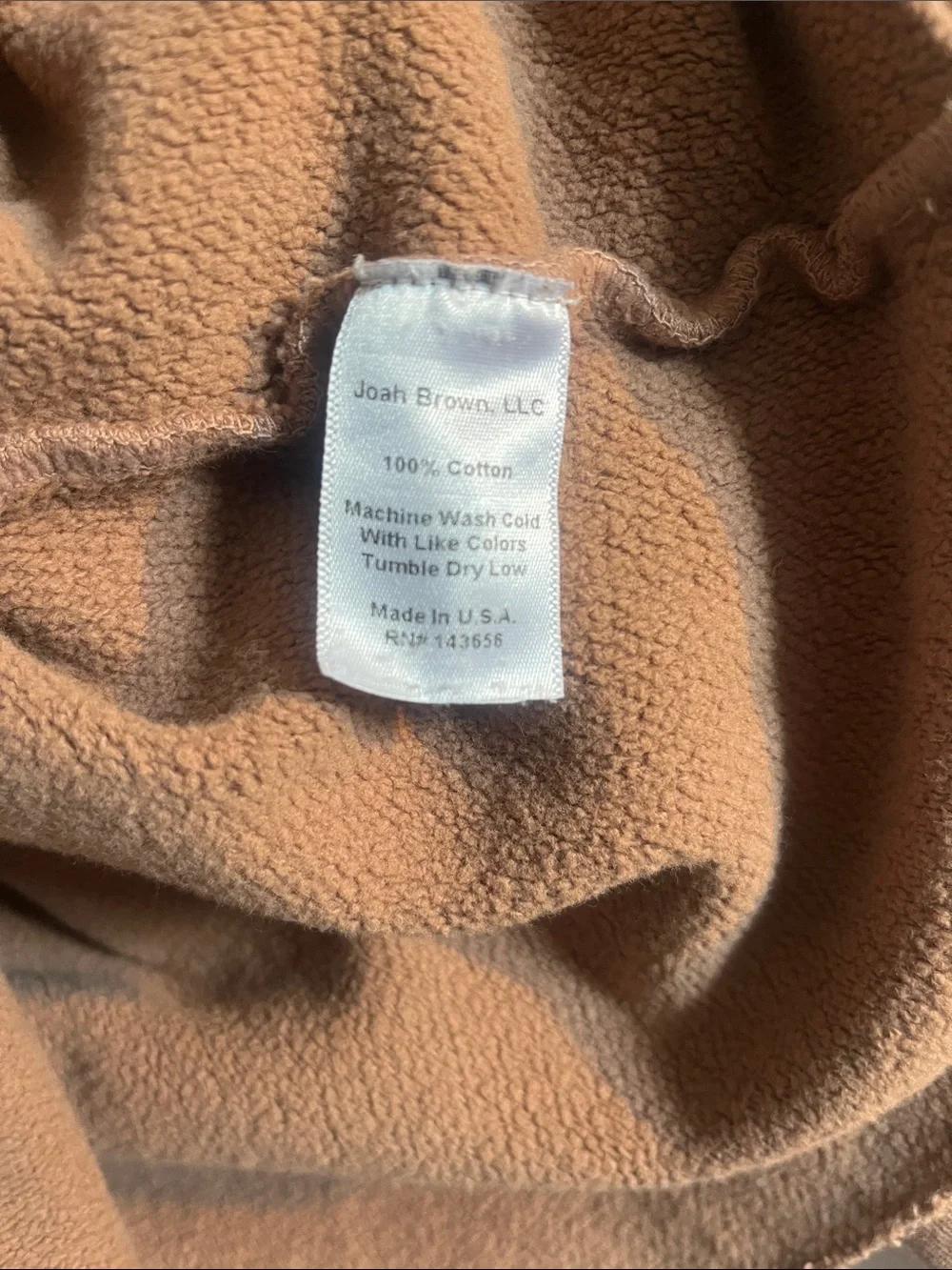 Joah Brown Toast Scoop Neck Sweatshirt - Picture 4 of 4